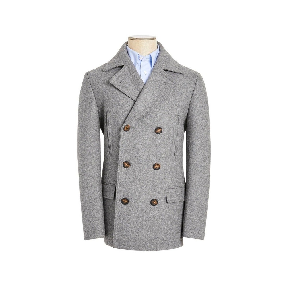 Lauren Ralph Lauren Boys Plain Regular Overcoat‎ Coat Light GREY Size 18R $250